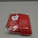 Duufin 8 Pairs Red Football Socks for Youth Boys Girls Kids Baseball Softball Soccer Knee High Athletic Socks, 10-15X