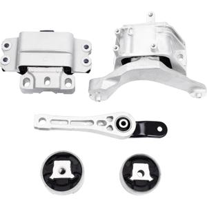 Engine Motor and Transmission Mount Kit Compatible with 2005-2018 Jetta 2.5L L5 Rabbit 2006-2009 L5 2.5L 5PCS 10012 9283 9245 9260 9263 A4928 A6969 A6966 A4927 A6962