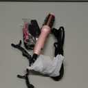 Lafesro Thermal Brush, MINI & Tiny 1 Inch Ionic Curling Brush for Shiny Hair, Tourmaline Ceramic Ionic Curling Iron Brush for Short to Medium Hair, Adjustable Temperature, Dual Voltage, Compact-Size (Pink)