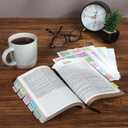 4 x Redi-Tag Bible Tabs, Bible Tabs for Men and Women, Printed and Customizable Bible Labels, Bible Annotation Kit, Pastel Colors, 75 Pack (1002456)