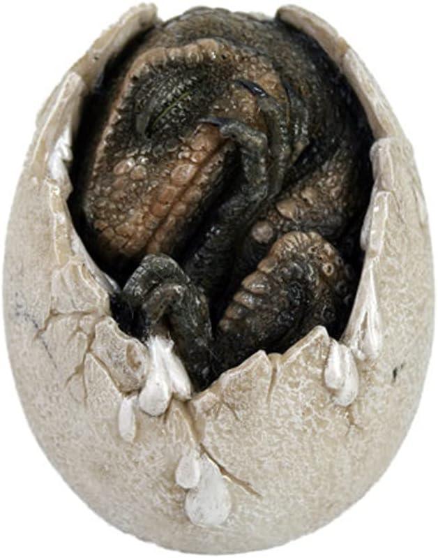 Pacific Giftware Jurassic Era Predator Tyrannosaurus Rex in Egg Dinosaur Figurine Hatchling Collectible Sculpture