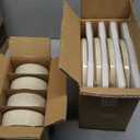 HaWare Dinnerware Sets, 12-Piece Plates and Bowls Set, Stoneware Dish Set for 4, Ceramic Dinnerware for Home Restaurant, Chip and Scratch Resistant, Microwave and Dishwasher Safe, Saturn Khaki