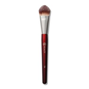 BK BEAUTY 114 DUAL-SIDED CONCEALER BRUSH  Precision Concealer & Powder Makeup Brush for Under-Eyes, Blemishes, and Touch-Ups, Soft Vegan Bristles