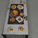 Warming Mat for Food,Food Warming Mat,Electric Warming Tray for Buffets Party and Home Daily Use,Heating Fastly in 10s,Portable Design,Timed Function for Your Family. (Dark Blue)