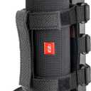 10L0L Upgraded Speaker Mount for Golf Cart Accessories, Adjustable Strap Fits Bluetooth Wireless Speaker Holder for Yamaha, EZGO, Club Car Carts and Bike (Black)