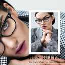 BLS BLUES 5 Packs Reading Glasses for Women Blue Light Blocking, Vintage Computer Eyewear