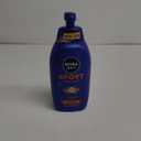 NIVEA MEN Sport Body Wash with Revitalizing Minerals, Tangerine and Pepper Scent, 3-in-1 Men's Body Wash, Face and Hair, Paraben Free, Vegan Formula, 30 Fl Oz Pump Bottle