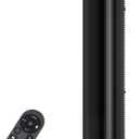 NEWBULIG Tower Fan for Bedroom, Oscillating Standing Bladeless Fan with Remote, 5 Speeds & 4 Modes, 28dB Quiet for Sleep, 22.3ft/s High Velocity, LED Display, 12H Timer, Office, Home, Dorm, Black