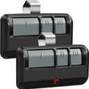2 Replacement for Liftmaster Chamberlain Sears Craftsman 893MAX Garage Door Opener Remote 2 Pack (Grey)