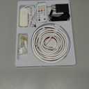 3-Pack 24 inch Under Cabinet Lighting Plug in, Upgrade Undercabinet Lights for Kitchen, Warm White 3000K LED Strip Lights, Under Counter Lights for, Cupboard, Workbench, Desk, Closet, Shelf