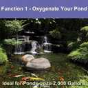 AquaMiracle Koi Pond Aerator for Pond up to 1000 & 2000 Gallons, All-in-One Pond Air Pump Aeration Kit with Air Stones Airline Tubing Check Valves