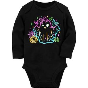 Baby Boys Girls Cotton Romper Newborn Funny Saying Bodysuit Long Sleeve Infant Neutral Jumpsuit 0-12 Months