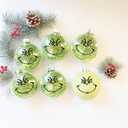 4Pack 80 Pcs Christmas Face Eyes Stickers for Crafts Small 2.4 x 2 Inch Vinyl Faces Transparent Decals for Ornaments Glass Drinking Cups Wood Decorations Balls Party Supplies (hand80)