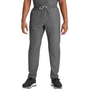 Fabletics Men's Intake Scrub Pant - MotionTech, 4-Way Stretch, Pocket-Packed, Wrinkle-Resist, Semi-Slim Fit, M/ Regular 30 in | 30, Heather Grey
