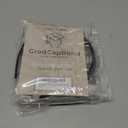 4 x ADVANSYNC The ORIGINAL Patented GradCapBand Secure Your Grad Cap on Natural Hair, Braids, Locs, Twists, Weaves, Curls and Straight Hair. (Original Black and Clear)