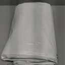 TARPAL 8'x10' White Tarp Waterproof 7.5 mil Medium Duty All Purpose Poly Tarps Cover Waterproof,Snow Proof UV Protection,Rip and Tear Proof,Poly Tarpaulin (8x10 Feet-Finished size)