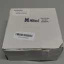 Mifoci 8 Pcs 6 Inch Mercury Glass Finial Christmas Ornaments Hanging Christmas Finials Glass Ornaments Assorted Mercury Decor for Vintage Holiday Xmas Tree Decoration(Red)