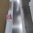 FREDBECK Bifold Barn Door 30x84 (Double 15x84) with 1 Lites Mirror,Bi-fold Closet Doors Hardware Kit Included,34" Track for 2 Doors, PVC, White,for Living Room, Bathrooms, Kicthen