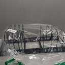 Housolution Pot and Pan Organizer Rack for Cabinet, Expandable Pot Lid Organizer Holder with 14 Adjustable Dividers, Fully Expanded Size 22.83" W x 7.09" D x 7.09" H, Black