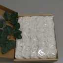 N&T NIETING Artificial Flowers 50pcs Real Touch White Flowers Artificial Roses for Decoration for DIY Wedding Bouquets Bridal Centerpieces Floral Shower Party Tables Home Arrangement