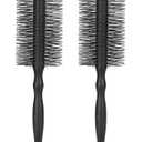 PERFEHAIR Large Round Hair Brushes for Women - 2-Pack, Gentle Nylon Bristles for Blowouts, Styling & Curling, Ideal for Medium to Long Hair
