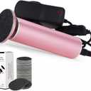 Electric Foot File Callus Remover for Feet, Adjustable Speed Foot Sander Grinder Professional Pedicure Tools for Dead Skin Heel Calluses with Replaceable Sandpaper Discs (Upgraded FCR-1 Pink)