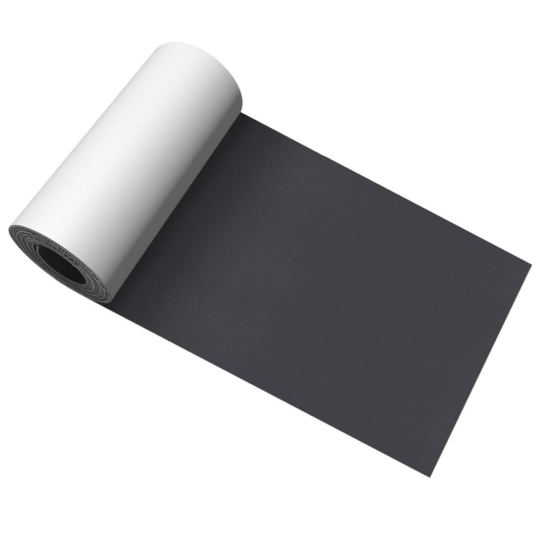 Leather Repair Tape Self-Adhesive Leather Repair Patch for Couch Furniture Sofas Car Seats Advanced PU Vinyl Leather Repair Kit(Dark Grey, 3.9 X 79 inch)