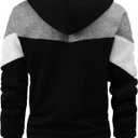 Thermal Jackets for Men Winter Warm Heavyweight Fleece Jacket Wool Warm Thick Coats Outerwear (Gray, M)