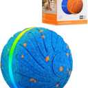 Xeuch Smart Interactive Dog Balls, Automatic Moving Bouncing Ball, E-TPU Material, Motion Activated Rotating Toy for Dogs Puppies, Enrichment & Stimulation Toys for Indoor & Outdoor (Deep Blue)