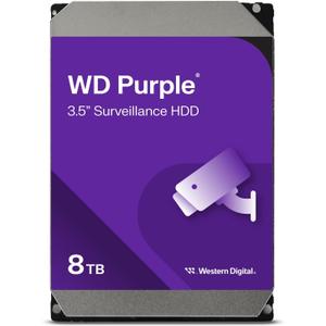 Western Digital 8TB WD Purple Surveillance Internal Hard Drive HDD - SATA 6 Gb/s, 256 MB Cache, 3.5" - WD85PURZ