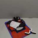 Basketball Hoop Indoor, Mini Basketball Hoop LED with 3 Balls and Scoreboard, Over The Door Basketball Hoop, Basketball Kids Toys Gifts for 3 4 5 6 7 8 9 10 11 12 Year Boys (Red)