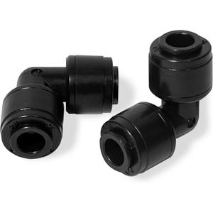30 Pack Quick Connect 1/4" Drip Irrigation Elbow Coupling Connector, Universal 90 Degree Elbow Fitting for 1/4 Inch Irrigation Tubing, Leak Free Fittings for Sprinkler or Drip Irrigation System