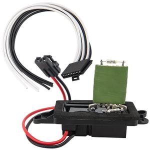 89019088 Blower Motor Resistor, Blower Fan Speed Resistor Kit with Harness Compatible with Chevy Silverado GMC Suburban Sierra Yukon 2003-2006, Replaces# 973-405, 15-81086, 22807123