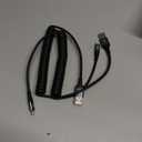 Coiled Lightning Cable, iPhone Charger Cable 3FT for Car, 2 Pack [Apple MFi Certified] 3 Feet Lightning Cord Compatible with iPhone14/13/12/11 Pro Max/XS MAX/XR/XS/X/8/7/Plus/6S iPad/iPod- Black