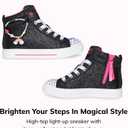 Skechers Kids' Twinkle Sparks - Charm Bestie (Black) Size 1 