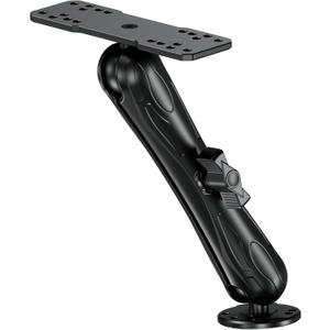 Aluminum Alloy Fish Finder Mount with C Size 1.5" Ball Rectangle Plate & Round Base, 9.1" Long Arm Marine Electronic Mount Compatible with Garmin, Lowrance, Humminbird, Raymarine and More Aluminum Alloy Fish Finder Mount with C Size 1.5" Ball Rectangle Plate & Round Base, 9.1" Long Arm Marine Electronic Mount Compatible with Garmin, Lowrance, Humminbird, Raymarine and More