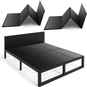 10mm Bunkie Board Bunkie Queen Size 60 x 80'' Heavy Duty Board Moisture Resistant Sleeper Sofa Support Under Mattress for Metal Frame Low Profile Bed Support, Platform Bed and Couch(Black)