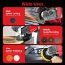 Cordless Angle Grinder Compatible with Milwaukee M18 18V Battery(NO Battery) Battery Powered Angle Grinder,4-1/2" Angle Grinder (No Wheels)
