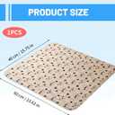 Puppy Pads with Pheromones, Reusable Washable Pet Training Pads, Leak-Proof Odor Control for Indoor Use, Car Seat and Furniture Protection, 15.75 x 23.62 Inches Brown