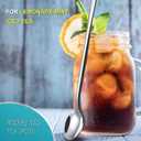 Hiware 9-Inch Long Handle Iced Tea Spoon, Coffee Spoon, Ice Cream Spoons, Stainless Steel Cocktail Stirring Spoons, Set of 4 (Silver)