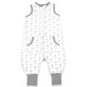 Toddler Sleep Sacks for 2t-3t, 1 Pack Baby Wearable Blanket with Feet, Sleeveless Breathable Sleep Sacks for Baby Boys and Girls (Bears)