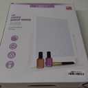 HIEEY Lighted Makeup Mirror, Hollywood Vanity Mirror with Lights, Three Color Lighting Modes, and 5X Magnification Mirror, Smart Touch Control, 360Rotation (17.3in,White,Gift Box)