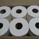 AmazonCommercial 2-Ply White Jumbo Roll Toilet Paper, 9 in, Septic Safe, Compatible with Universal Dispensers, FSC Certified, 1000 Feet Per Roll (Pack of 12)