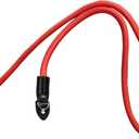 Camera Strap Vintage 100cm Nylon Climbing Rope Vintage Camera Strap Handmade Nylon Leather Neck Shoulder Sling (Red)