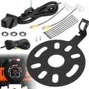 Car Rear View Back Up Camera Reverse Camera with Wire Adapter Compatible with 2007-2018 Jeep Wrangler Spare Tire Mount Waterproof Wide Angle Removable Camera