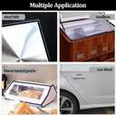 2 x Rubber Edge Trim,1/16" Self-Adhesive Rubber Edge Trim,Flexible U Channel Edge Protector for Car Doors, Panels, Glass, and Sharp Edge(10Ft,Black)