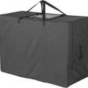 Cuddly Nest Folding Mattress Storage Bag - Heavy Duty Carry Case for Tri-Fold Guest Bed (Fits 4" Twin & Twin XL Mattress,Black)