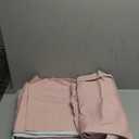 MIULEE 100% Blackout Curtains 108 Inch Long 2 Panels for Bedroom, Thick Luxury Faux Linen Black Out Curtain Room Darkening Back Tab Pleat Window Textured Drapes with Hooks for Living Room, Baby Pink