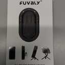 FUVALY Magnetic Phone Grip for MagSafe, 4-in-1 Phone Ring Holder with Mini Tripod & Kickstand, Ultra-Slim MagSafe Accessories for iPhone 17 Pro/MAX 16/15/14 Series (Black)