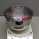 Mini Angel Electric Dough Maker with Ferment Function, 5.5QT Dough Mixer Machine with 304 Stainless Steel Bowl, Face-up Touch Panel, Household Flour Kneading Machine for Pizza Bread, White